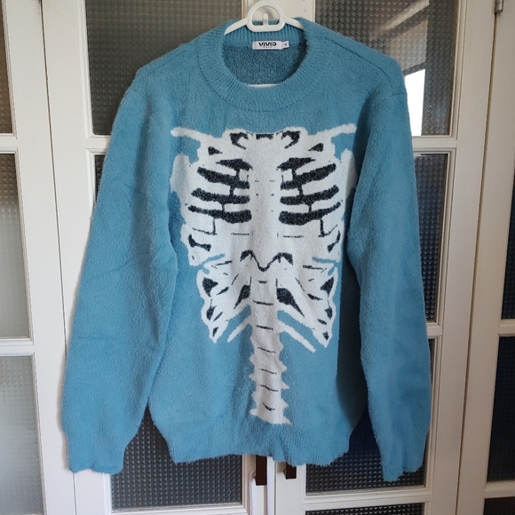 NWOT Vivid Mens Med Sweater - Picture 3 of 8